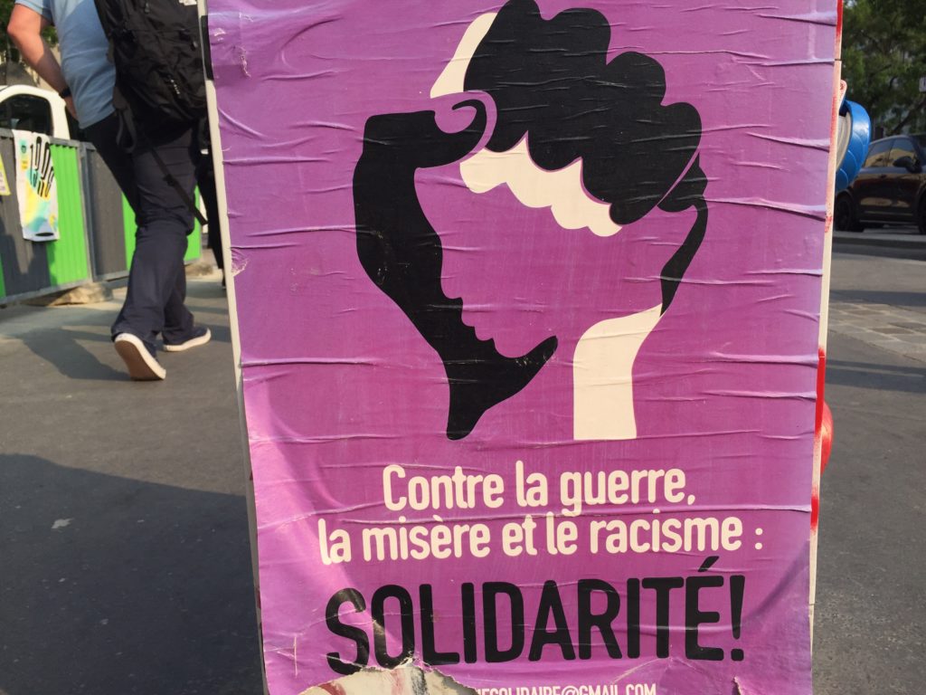 Plakat in Paris